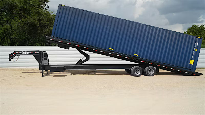 LoneStar 40'x102" Tilt Shipping Container Trailer w/ Duals (TC)