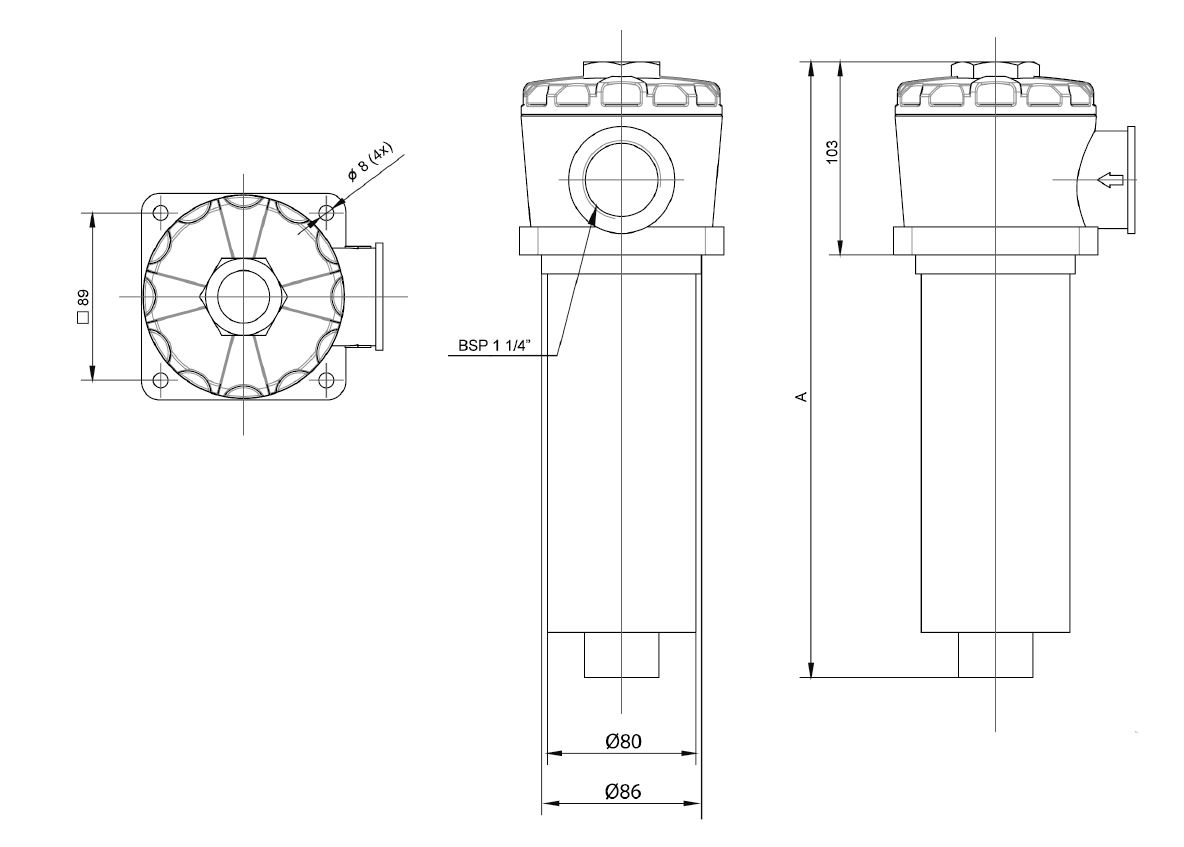9027910 RETURN OIL FILTERS (MB TANKS)